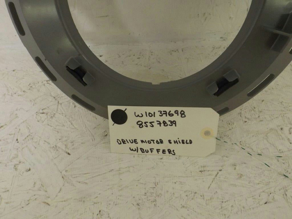 WHIRLPOOL KENMORE WASHER W10137698 8557839 DRIVE MOTOR SHIELD W/BUFFERS USED WHIRLPOOL KENMORE WASHER W10137698 8557839 DRIVE MOTOR SHIELD W/BUFFERS USED